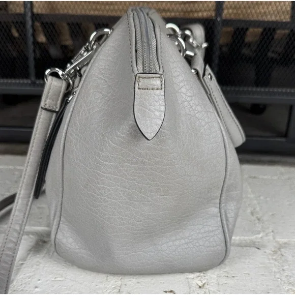 JUICY‎ COUTURE Satchel Style Handbag Purse Light Grey - Picture 2 of 6